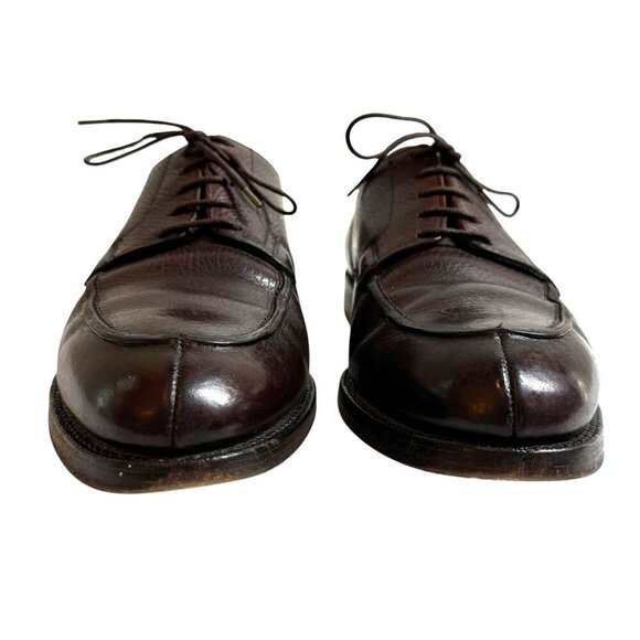 Brooks Brothers Peal & Co Brown Grain Alogonquin Leather Oxford Shoes Size 8.5 D main image 8